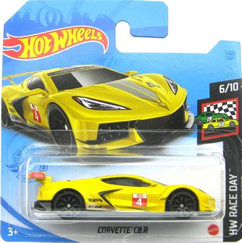 Hot Wheels Corvette C8 R HW Race Day 6 10 105 250 2021 Short Card BigaMart
