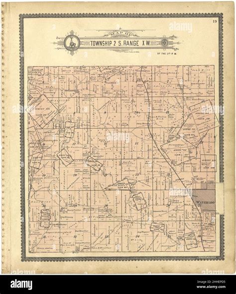 Standard Atlas Of Monroe County Illinois Including A Plat Book Of