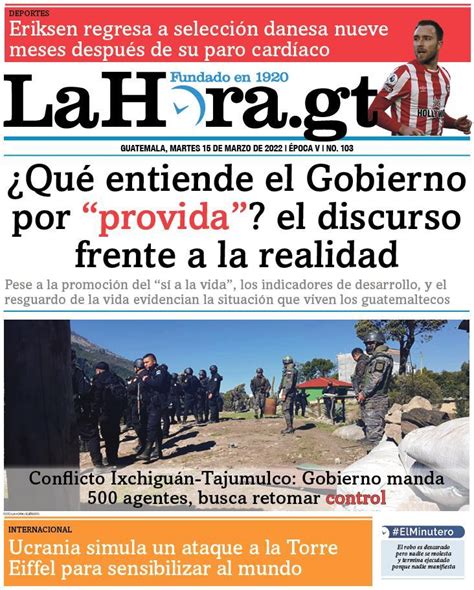 Diario La Hora On Twitter Portadadehoy Qu Entiende El Gobierno Por