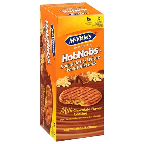 McVitie's HobNobs Rolled Oat and Whole Wheat Milk Chocolate Biscuits ...