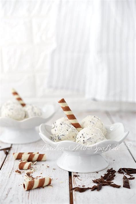 Stracciatella Eis Rezept Stracciatella Eis Eis Selber Machen