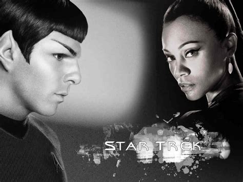 Spock and Uhura - Spock & Uhura Wallpaper (26309891) - Fanpop