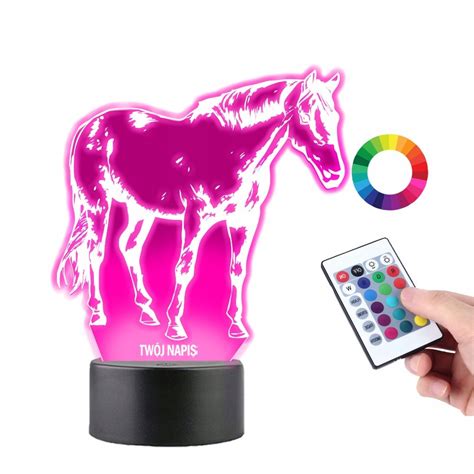 Lampka na Biurko Statuetka Led Koń Quarter Horse Plexido Sklep