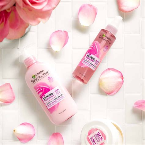 Soothing Rose Water Cleansing Milk Facial Cleanser Garnier