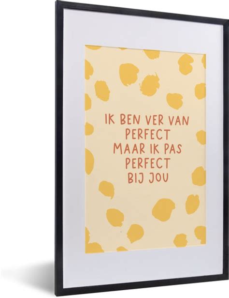 Fotolijst Incl Poster Relatie Stel Quotes Spreuken Ik Pas