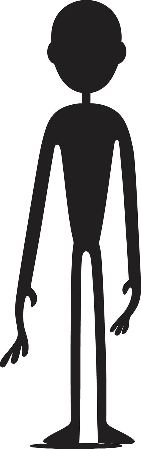 Ink Indulgence Sleek Black Stickman Vector Emblem Cartoon Capers ...