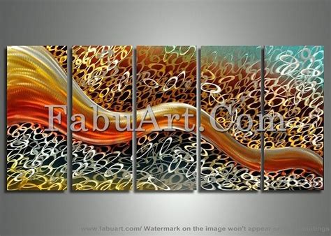 Metal Art Light Reflexion - 60x24 Painting by FabuArt - Fine Art America