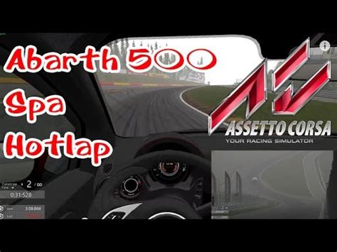 Abarth 500 Spa Assetto Corsa 1080p 60fps YouTube