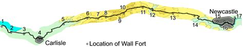 Hadrian's Wall Overview Map