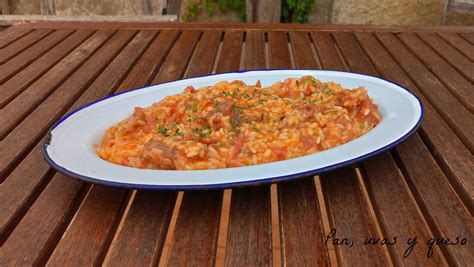 Arroz Con Longaniza Tradicional O Thermomix Pan Uvas Y Queso