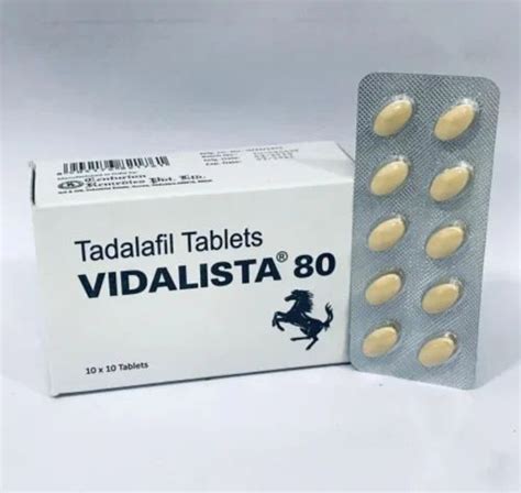 Vidalista 80 Mg Tablets At Rs 60 Stripe Cialis In Nagpur ID