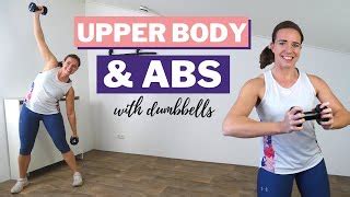 30 Min UPPER BODY Workout Toning And Sculpting Exercises At Home