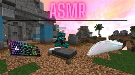 Keyboard Mouse ASMR Solo Bedwars YouTube