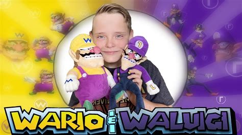 Wario And Waluigi Plush Unboxing Youtube