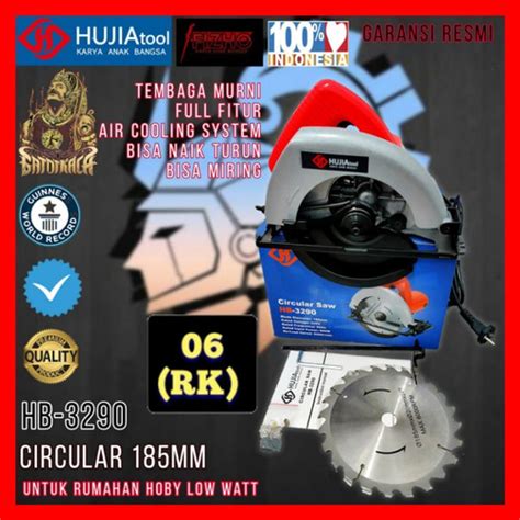 Jual Circular Saw Sirkular Saw Hyuga Mesin Gergaji Listrik Kayu Triplek