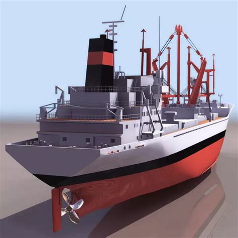 Watercraft General Cargo Ship Free D Model Ds Open Dmodel