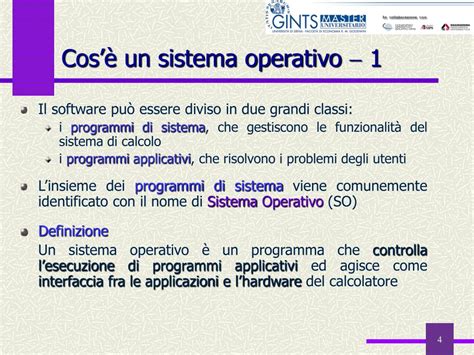 Ppt Introduzione Ai Sistemi Operativi Powerpoint Presentation Free