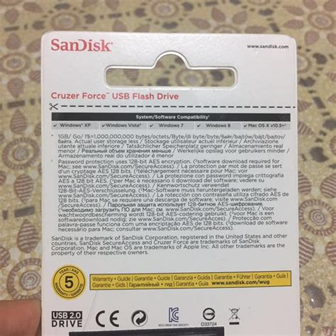 SanDisk Cruzer Force 32GB USB Flash Drive Computers Tech Parts