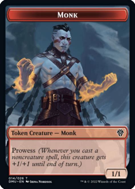 Monk Token 14 Soldier Token 04 Dominaria United Tokens Face