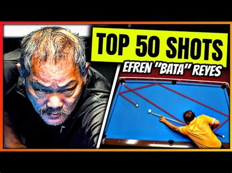 THE MAGICIAN EFREN BATA REYES BEST 50 SHOTS - YouTube