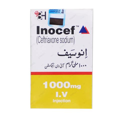 Inocef 1gm Iv Inj Super Health