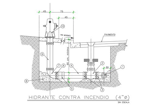 Fire Hydrant Installation Drawing Cadbull | Images and Photos finder