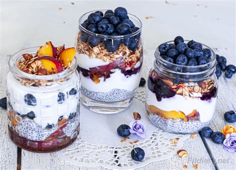 Greek Yogurt Chia Parfait Fit Diary