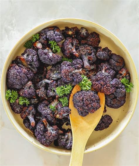 Oven Roasted Purple Cauliflower | Punchfork