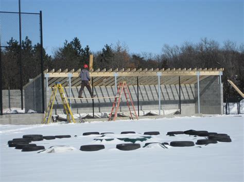 Baseballsoftball Dugout Construction Baseballsoftball Du Flickr