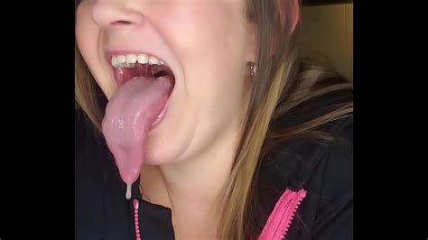 Slobber Dripping From Mandie S Long Tongue Xnxx