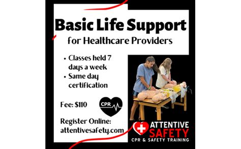 Basic Life Support Classroom Course By Attentive Safety Cpr And Safety