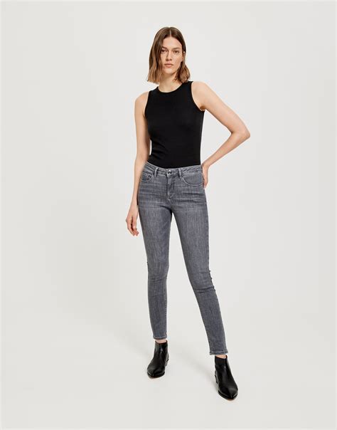 Skinny Jeans Elma Smoke Grey Grau Online Bestellen Opus Online Shop