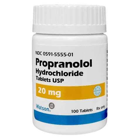 PROPRANOLOL HCL 20MG RX Products