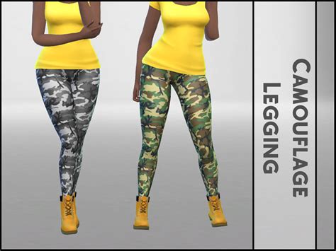 The Sims Resource Camouflage Legging