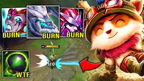 Teemo But My Shrooms Burn Your Entire Health Bar QUADRA BURN TEEMO