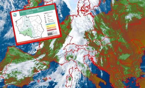 Pogoda Imgw Pokaza Zdj Cie Satelitarne Frontu Zbli Aj Cego Si Do