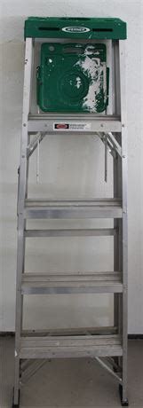 Rust Belt Revival Online Auctions Werner 5 Aluminum Stepladder