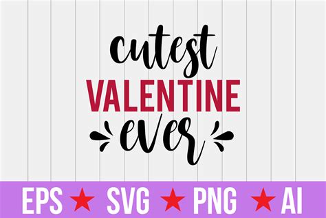 Cutest Valentine Ever Svg Graphic By Tshirtmaster · Creative Fabrica