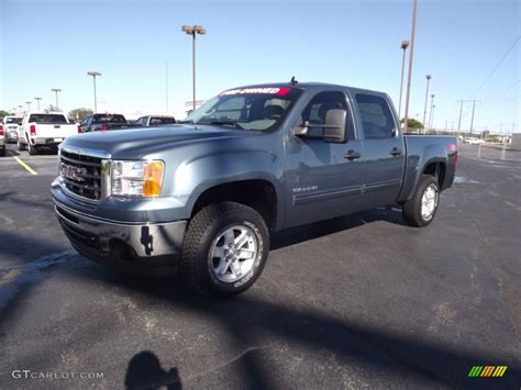 2011 Storm Gray Metallic Gmc Sierra 1500 Sle Crew Cab 4x4 70963530 Photo 14