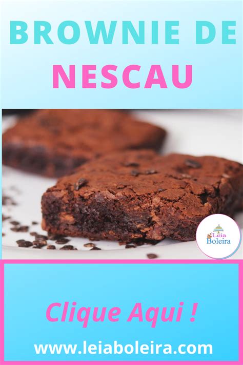 O MELHOR BROWNIE DE NESCAU DO MUNDO Receitinhas da Léia