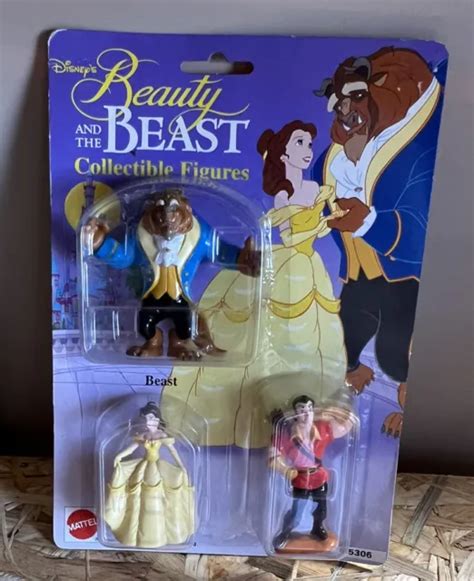 DISNEYS BEAUTY AND The Beast Collectible Figures 1993 Mattel Brand New