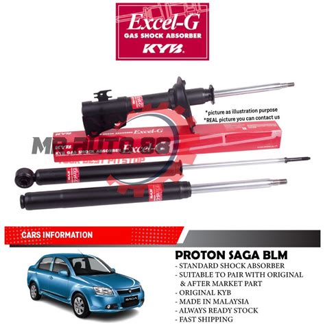 PROTON SAGA BLM 2008 ALL MODEL FRONT Or REAR Or SET SHOCK ABSORBER