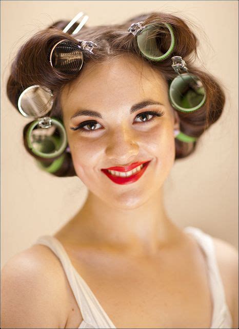 1950s Glamour Old Hollywood Hair Hair Rollers Hair Curlers