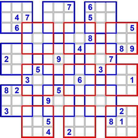 Interlocked Sudoku : Sudoku variants