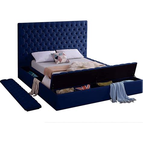 Meridian Furniture Bliss Platform Storage Bed Cabinetmurphybed