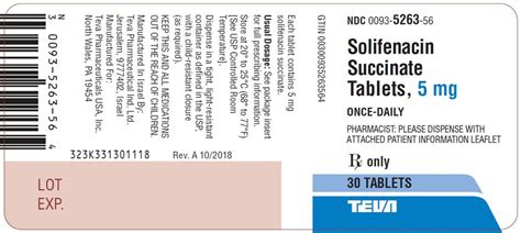 Buy Solifenacin Succinate Solifenacin Succinate 5 Mg1 From Gnh India