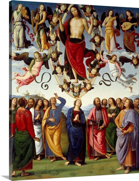 Ascension Of Christ By Perugino Wall Art Canvas Prints Framed Prints