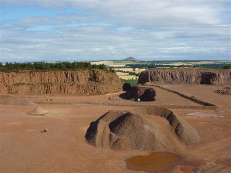 Markle Quarry East Lothian Gravel © Richard West Geograph