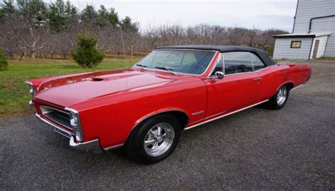 1966 Pontiac Gto Montero Red Unrestored Original Pontiac 389 V 8