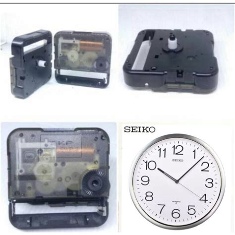 Jual Mesin Jam Dinding Seiko Asli Japan SKP 44707H Model Sweep Tanpa